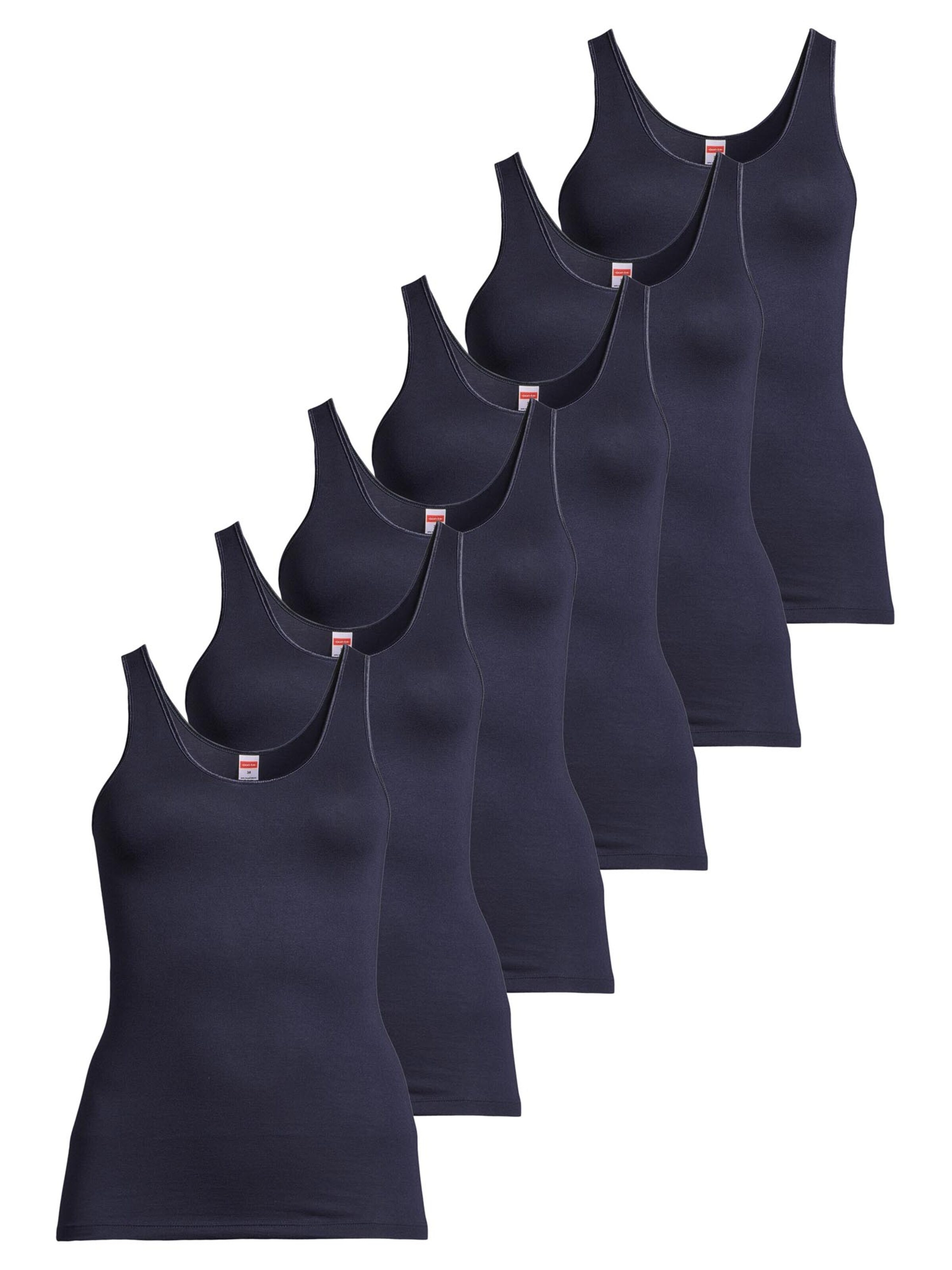 CON-TA Onderhemd 'Modal' in Blauw: voorkant