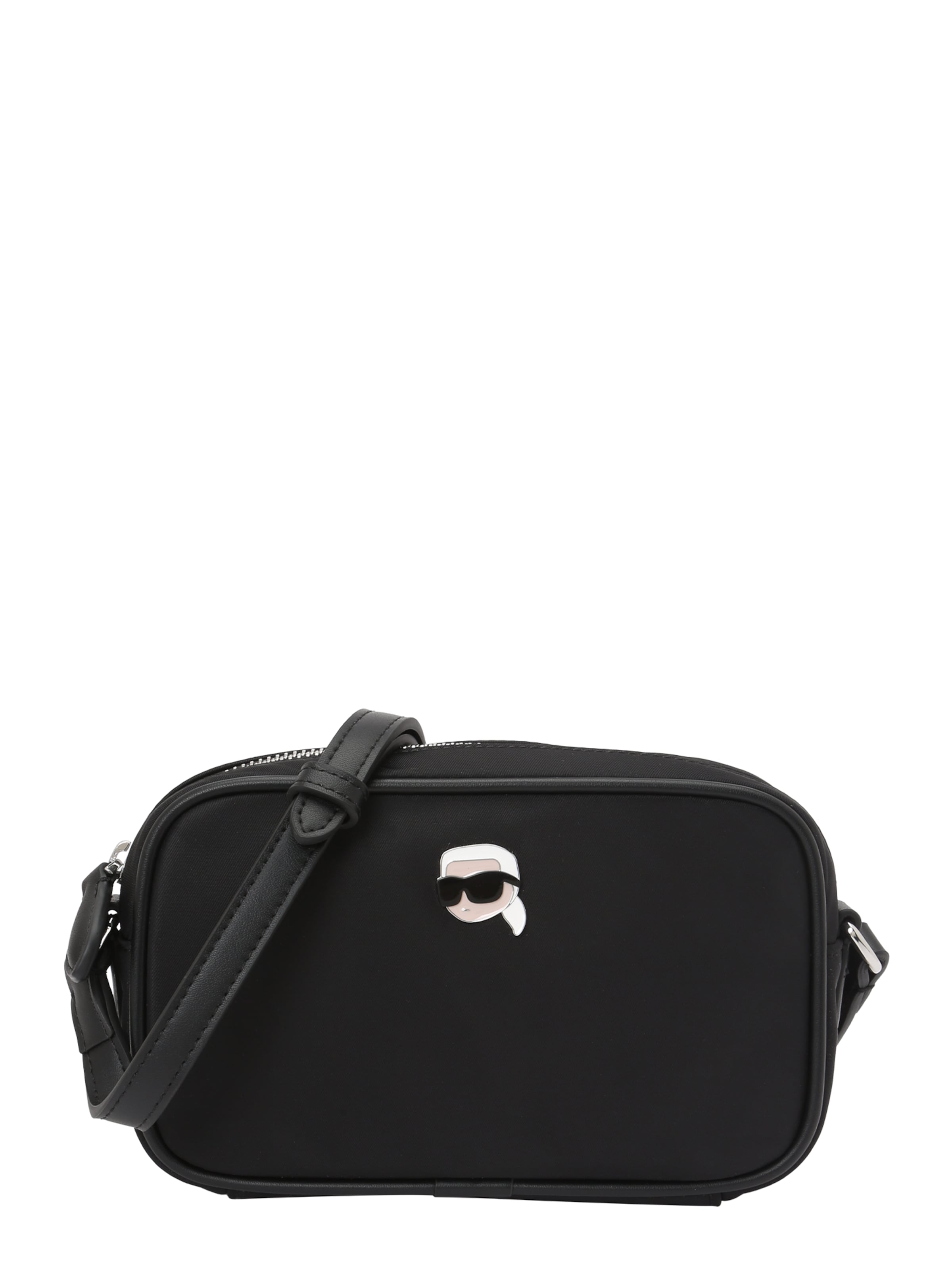 Geantă de umăr Karl Lagerfeld pe bej / negru / alb, Vizualizare produs