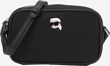 Borsa a tracolla di Karl Lagerfeld in nero: frontale