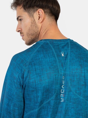 Spyder Functioneel shirt in Blauw