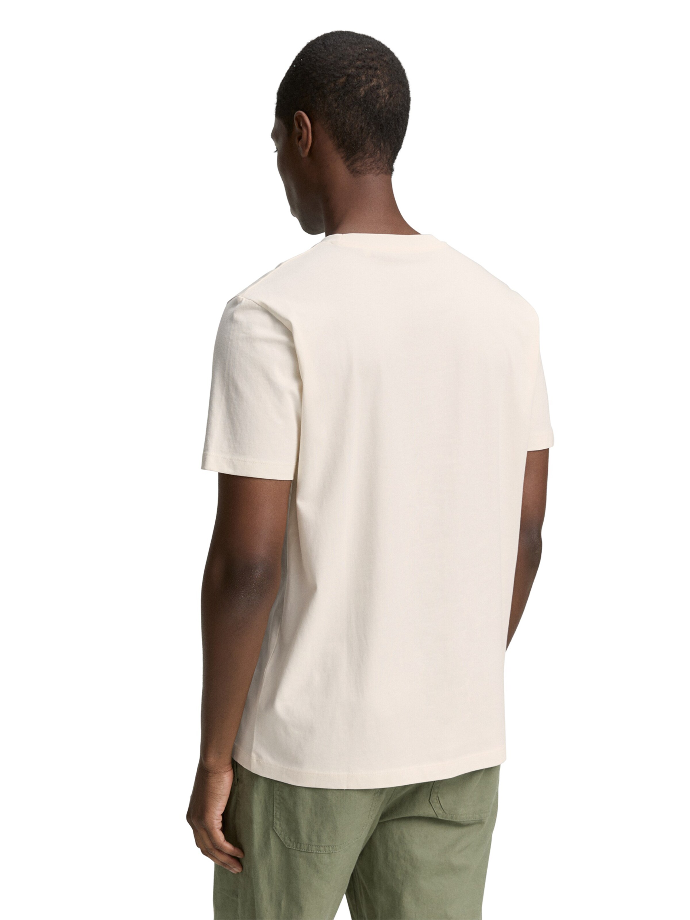 T-Shirt TOM TAILOR DENIM en blanc