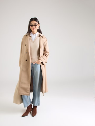 SELECTED - Top de punto 'SLFMILAN' en beige