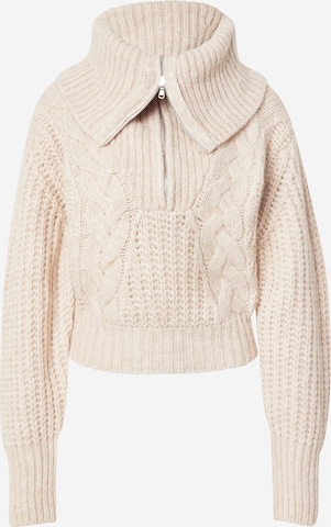 smėlio IRO Megztinis 'SWANA': priekis