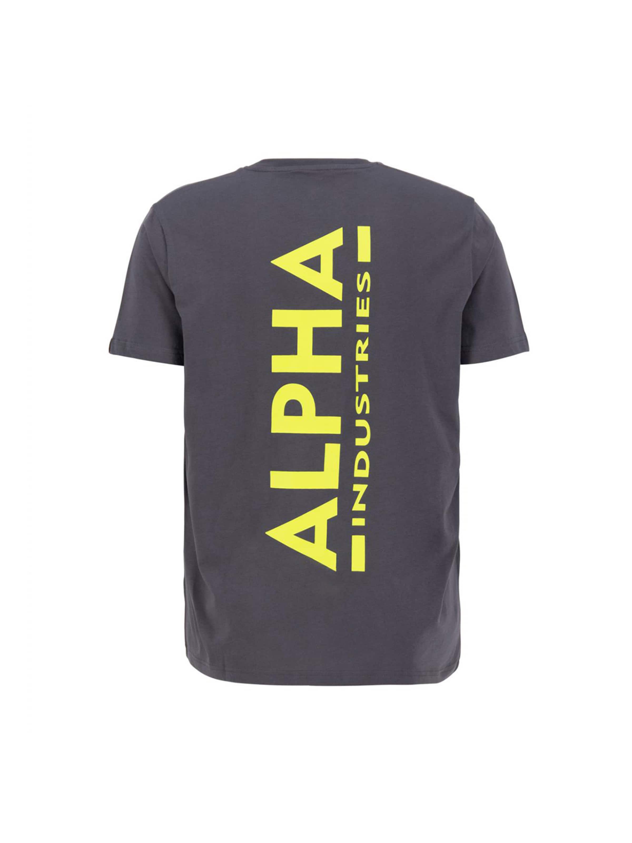 ALPHA INDUSTRIES T-Shirt in Grau