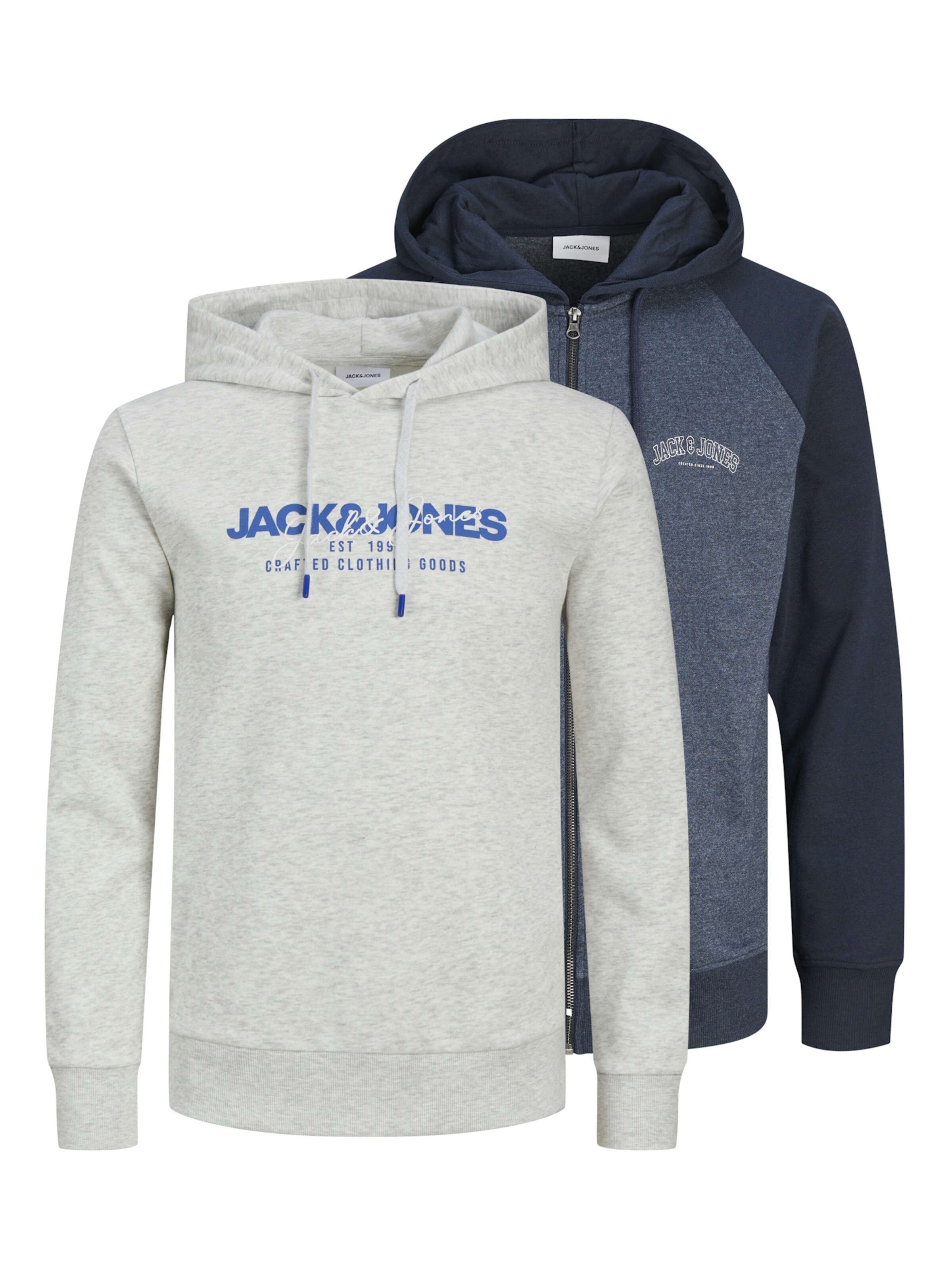 JACK & JONES Strickjacke 'Ricky' in Blau: Vorderseite