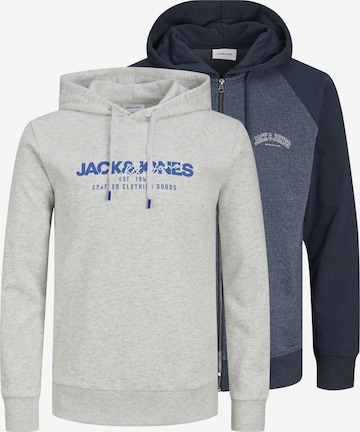 Sweat-shirt 'Ricky' JACK & JONES en bleu : devant