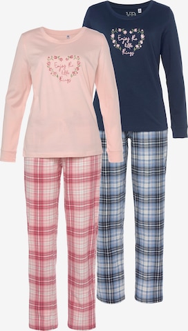 VIVANCE Pyjama in Blauw: voorkant