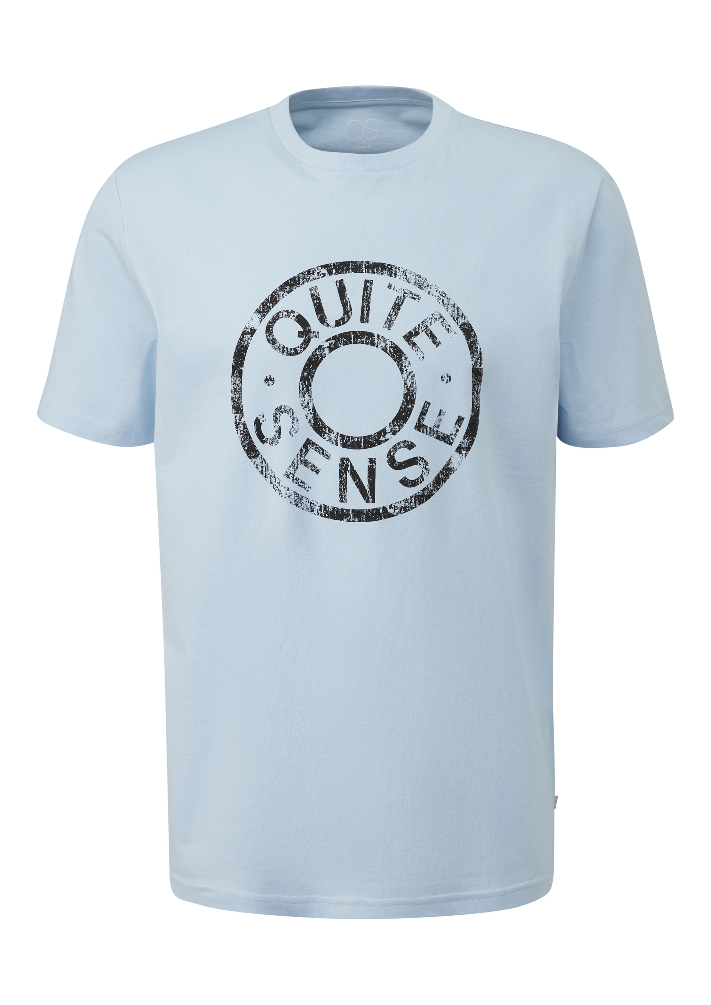 QS Shirt in Blauw: voorkant