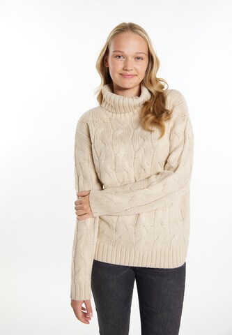 MYMO Pullover 'Biany' in Beige: predná strana