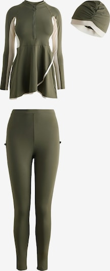 Next Uimapuku koossa S värissä beige / khaki, Tuotenäkymä