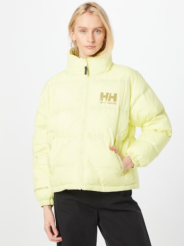 dzeltens HELLY HANSEN Ziemas jaka: no priekšpuses