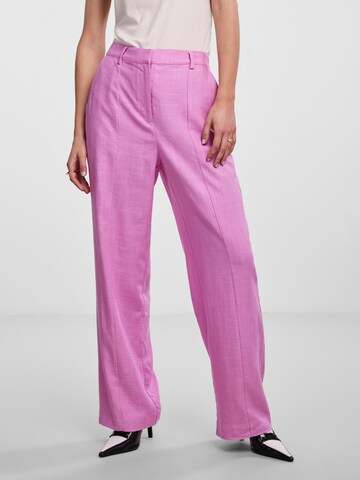 Wide leg Pantaloni 'Sisma' di Y.A.S in rosa: frontale