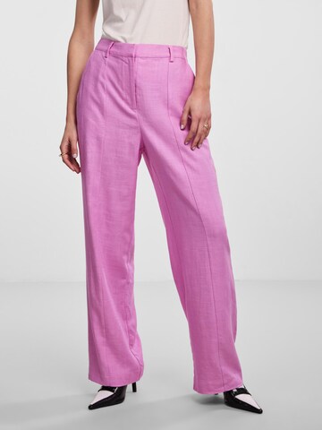 Y.A.S - Pierna ancha Pantalón 'Sisma' en rosa: frente