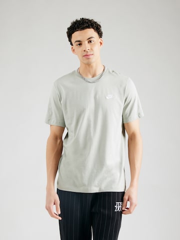 Nike Sportswear Shirt 'CLUB' in Groen: voorkant