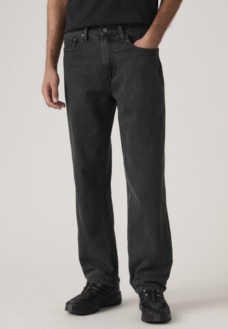LEVI'S ® Loosefit Jeans '568™ Loose Straight' in Schwarz: Vorderseite