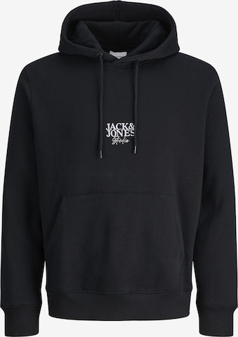 JACK & JONES - Sudadera en negro: frente