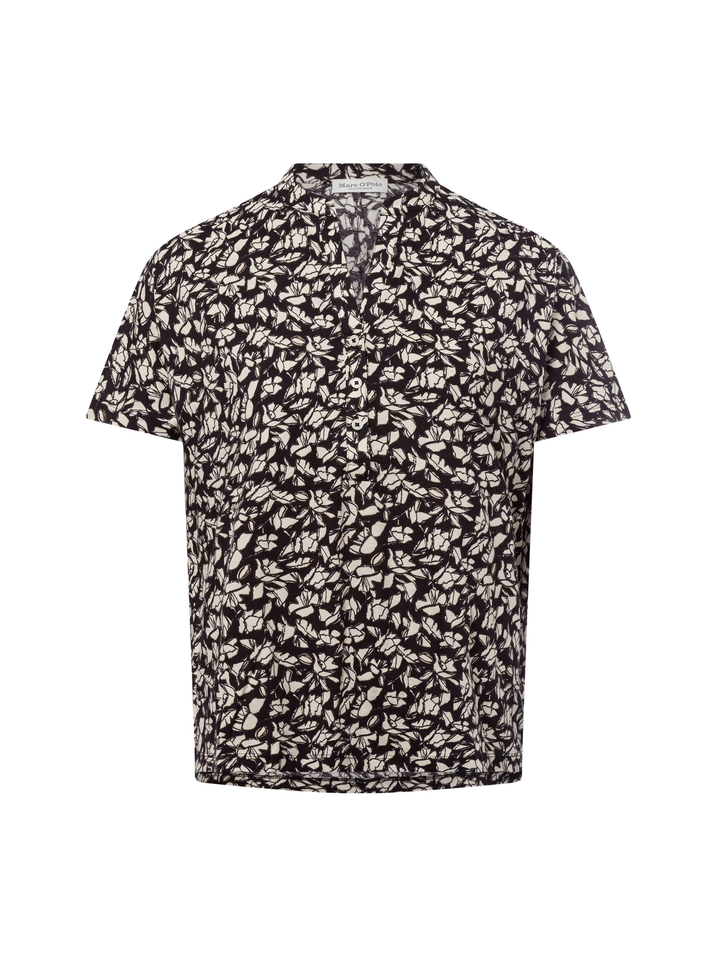 Marc O'Polo Bluse in Schwarz: Vorderseite