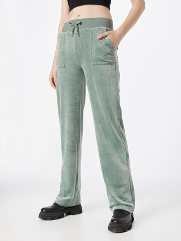 Juicy Couture regular Παντελόνι σε πράσινο: μπροστά