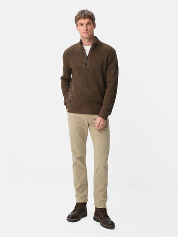 CAMEL ACTIVE Sweater in Brown: front