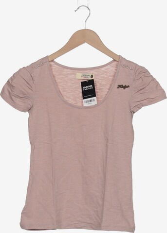 khujo Top & Shirt in S in Pink: front