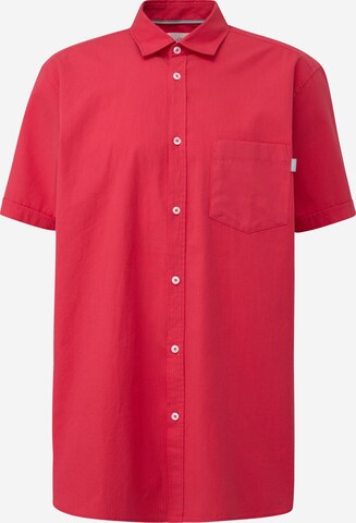 s.Oliver Red Label Big & Tall Regular fit Button Up Shirt in Red: front