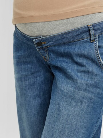 MAMALICIOUS Regular Jeans in Blauw