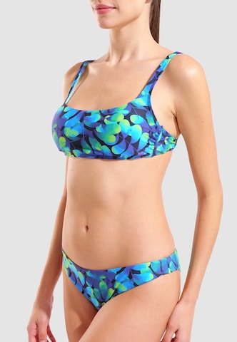 ARENA Bustier Bikini 'WATER PRINTS' värissä sininen