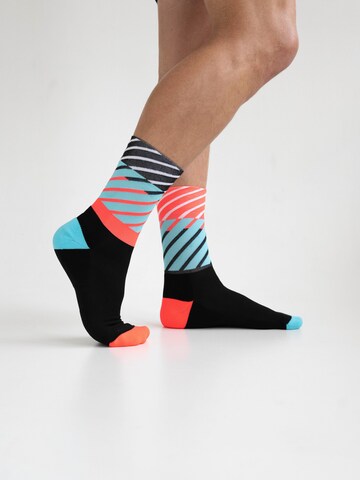 INCYLENCE Athletic Socks 'DIAGONALS' in Black