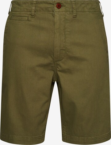 Pantalon chino Superdry en vert : devant