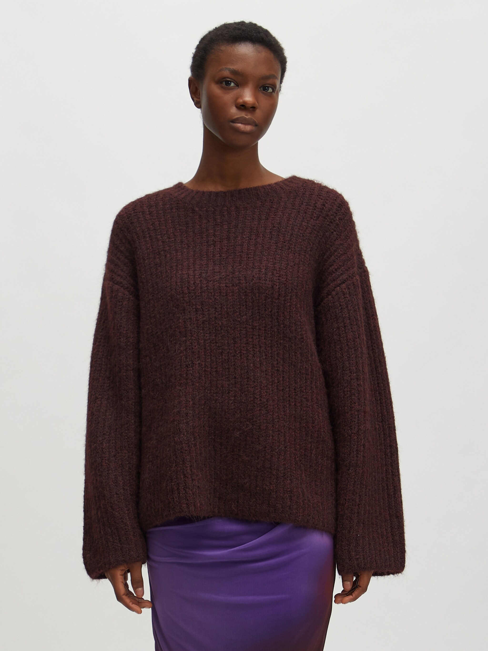 EDITED Produkte Pullover 'Harriet' dunkelrot