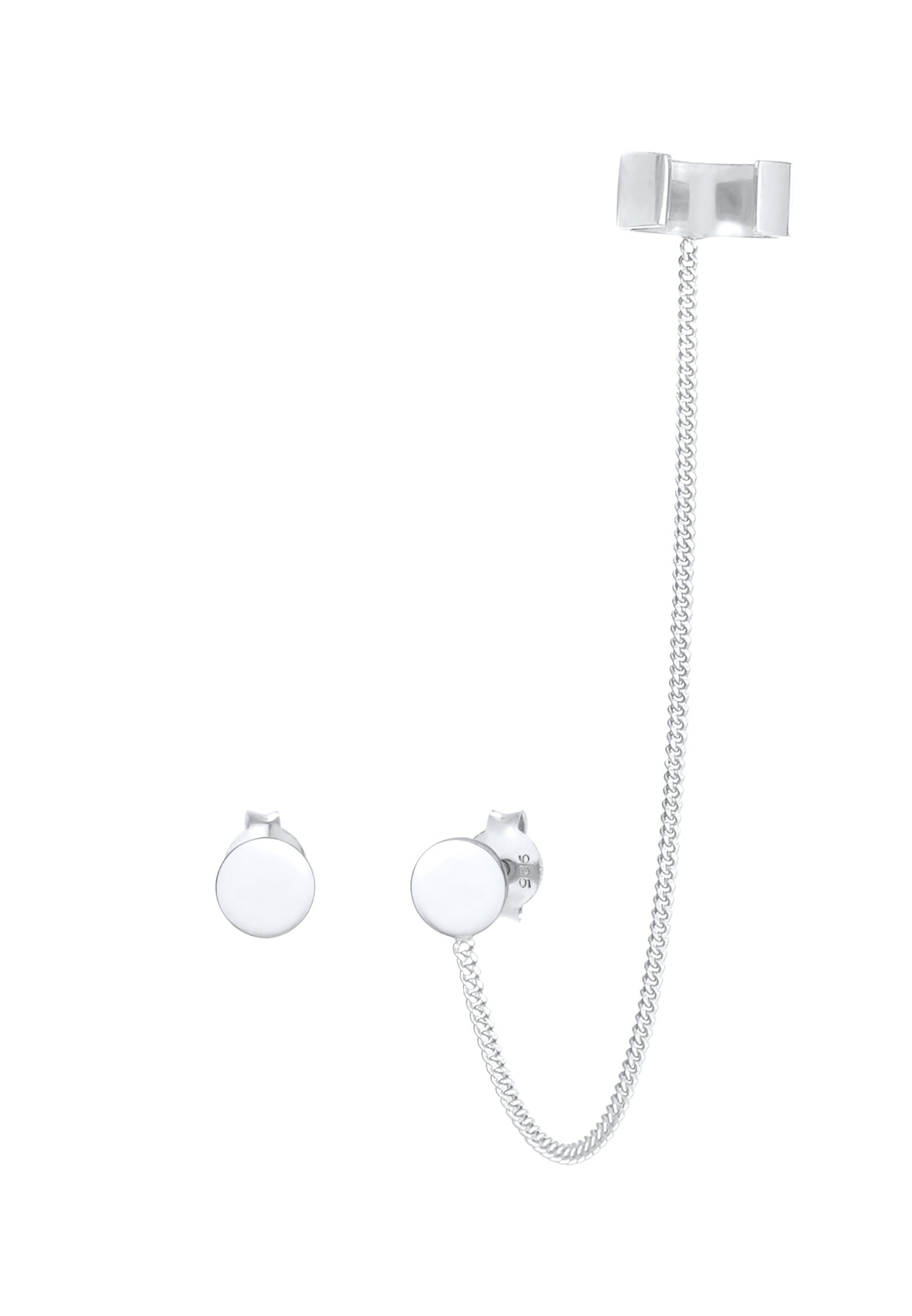 ELLI Earrings in Silver: front