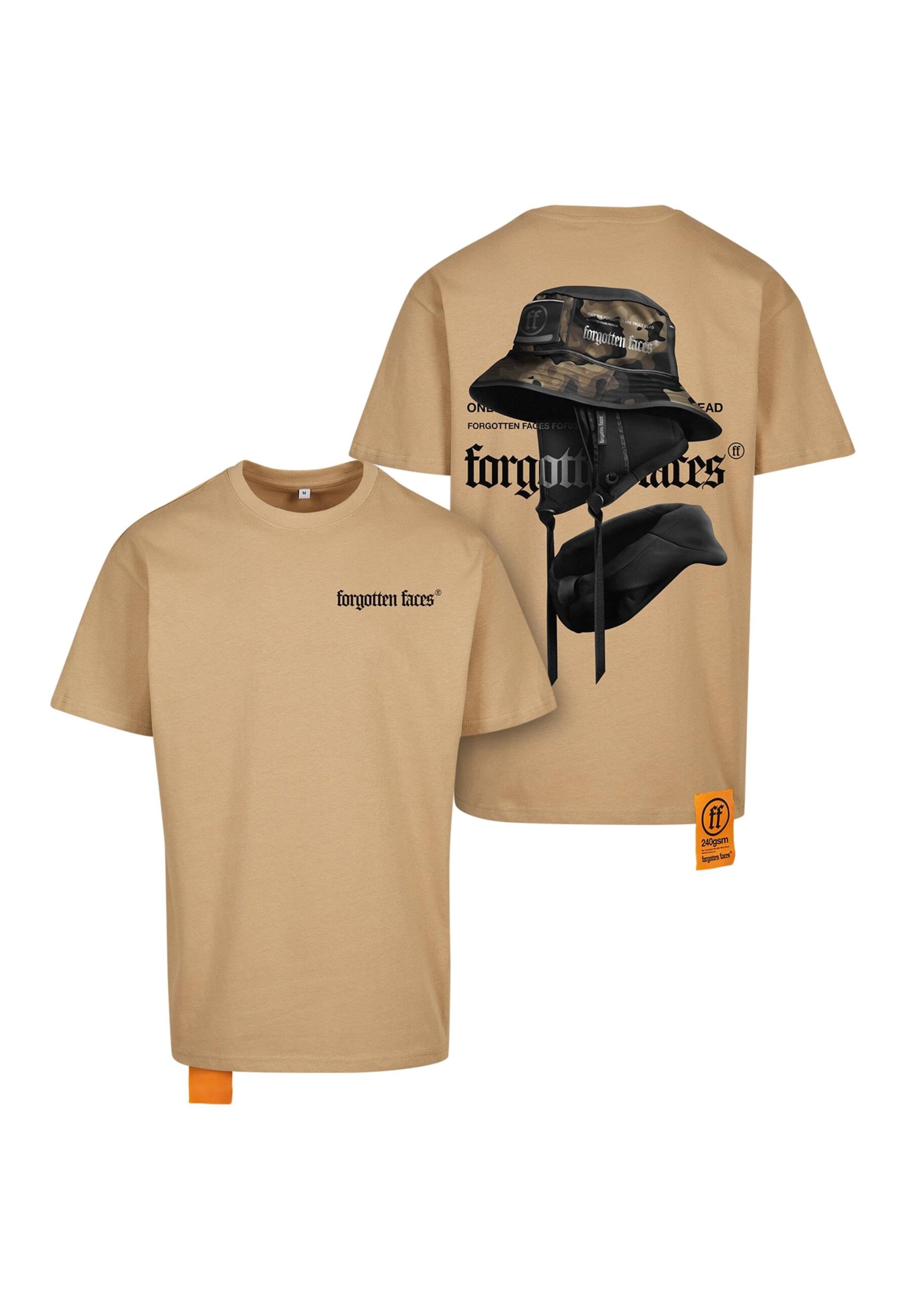 Forgotten Faces Bluser & t-shirts 'Ghost' i beige: forside