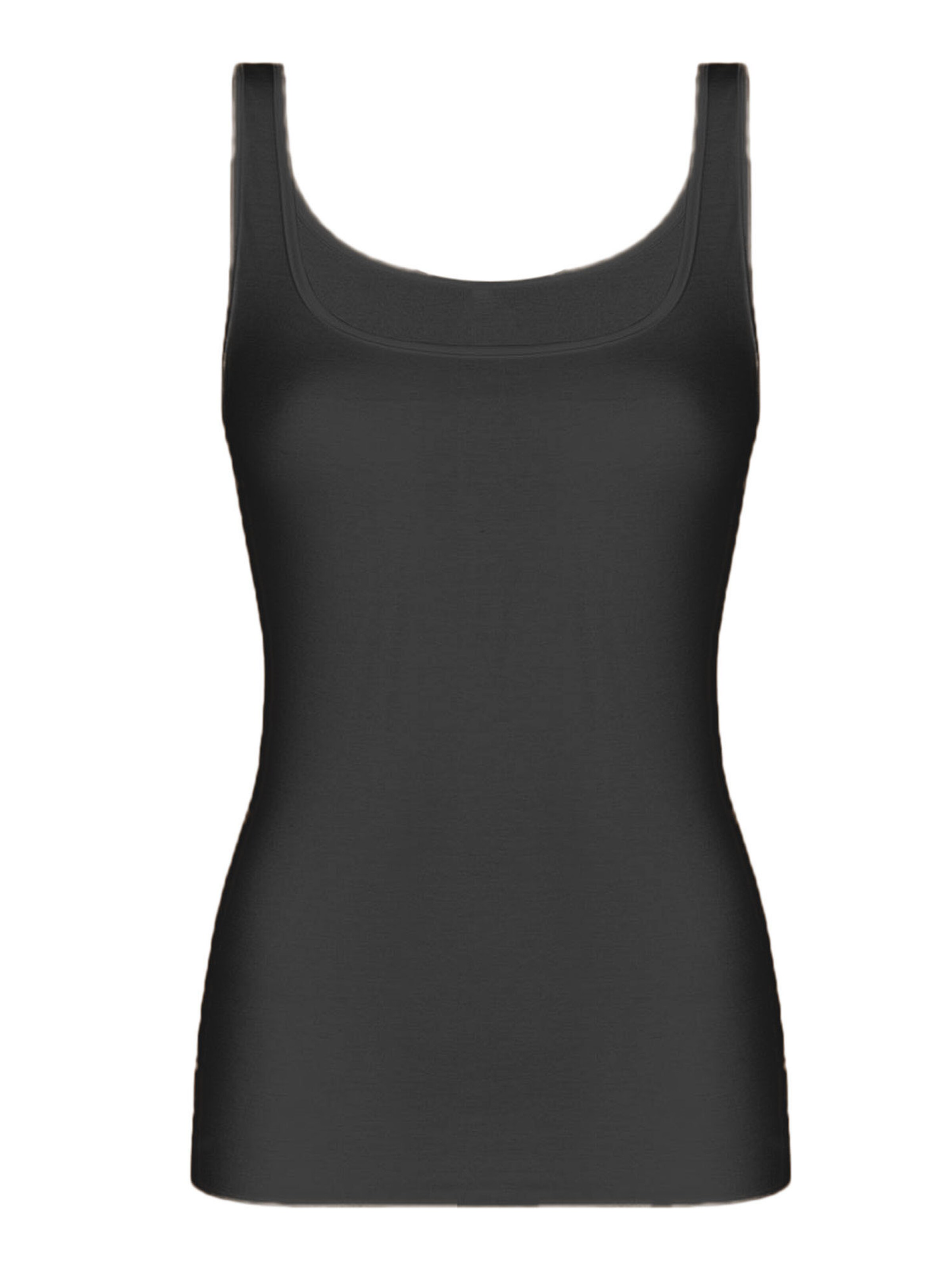 Nina von C. Undershirt 'Secret' in Black: front