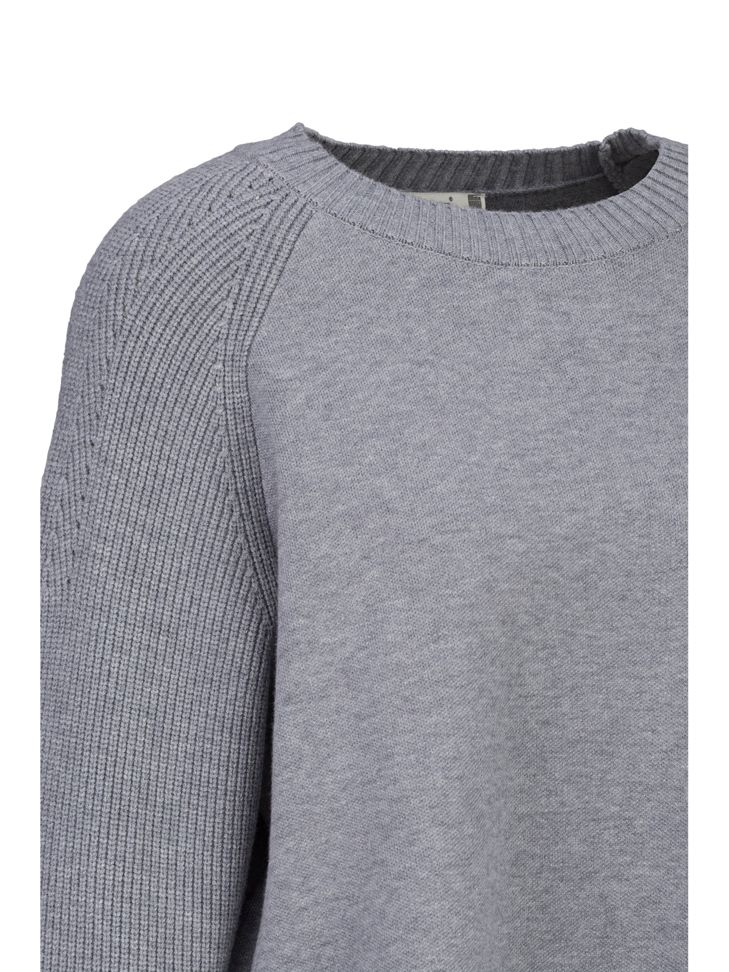 19V69 ITALIA Pullover in Grau: Vorderseite