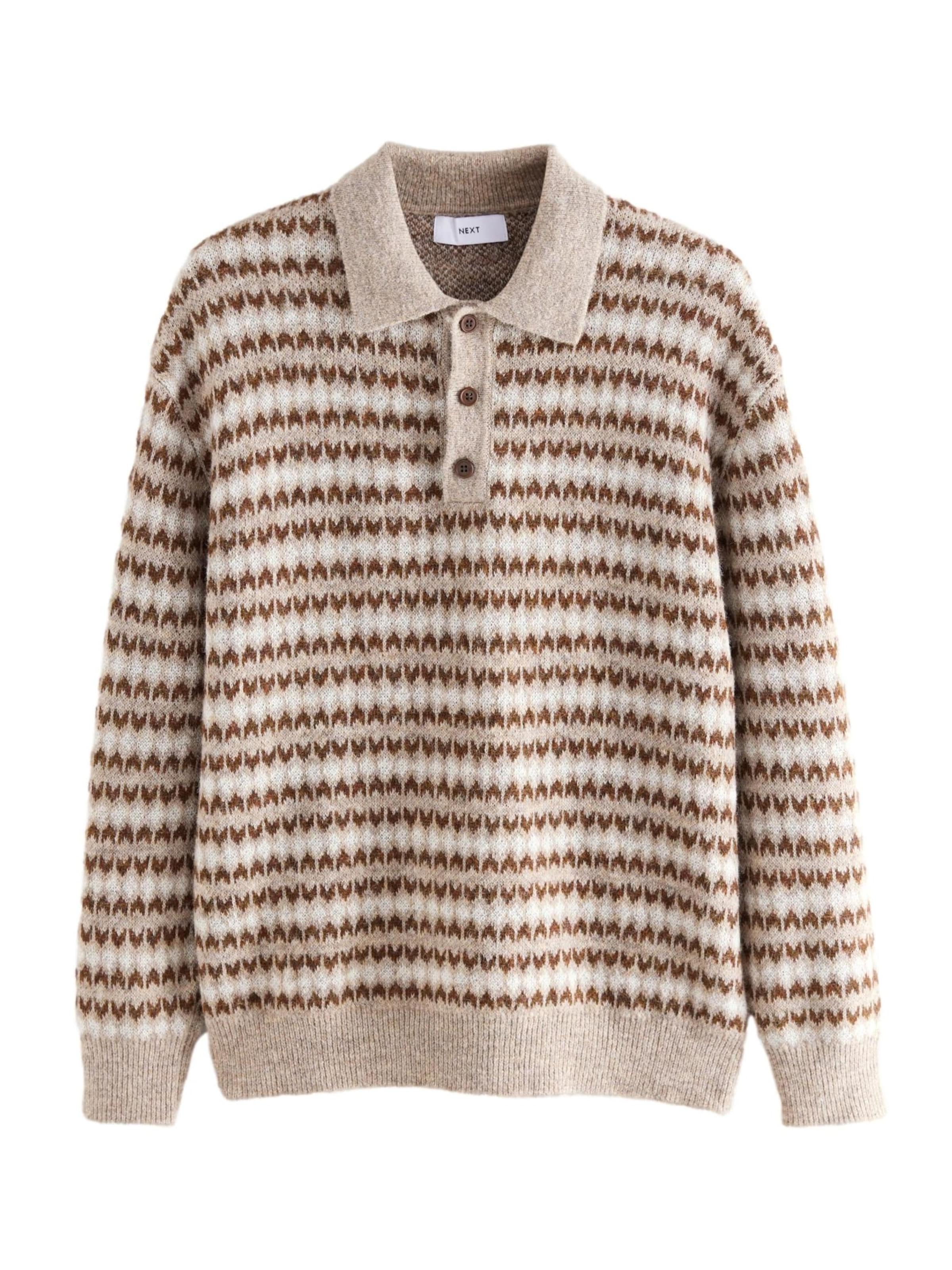 Pull-over Next en beige : devant