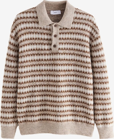 Megztinis iš Next, spalva – marga smėlio spalva / ruda / balta, Prekių apžvalga
