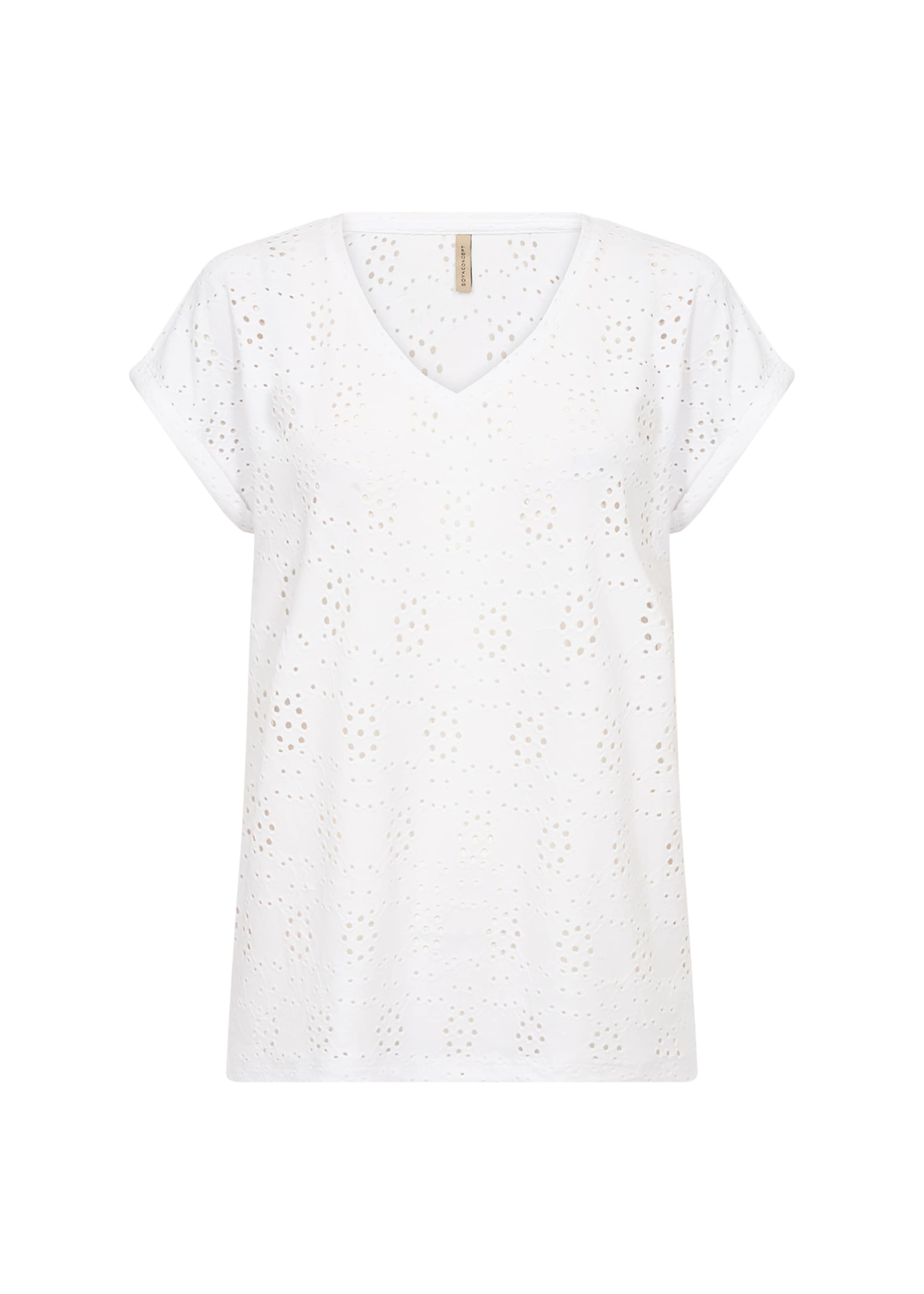 Soyaconcept Μπλουζάκι 'INGELA 13' σε λευκό: μπροστά