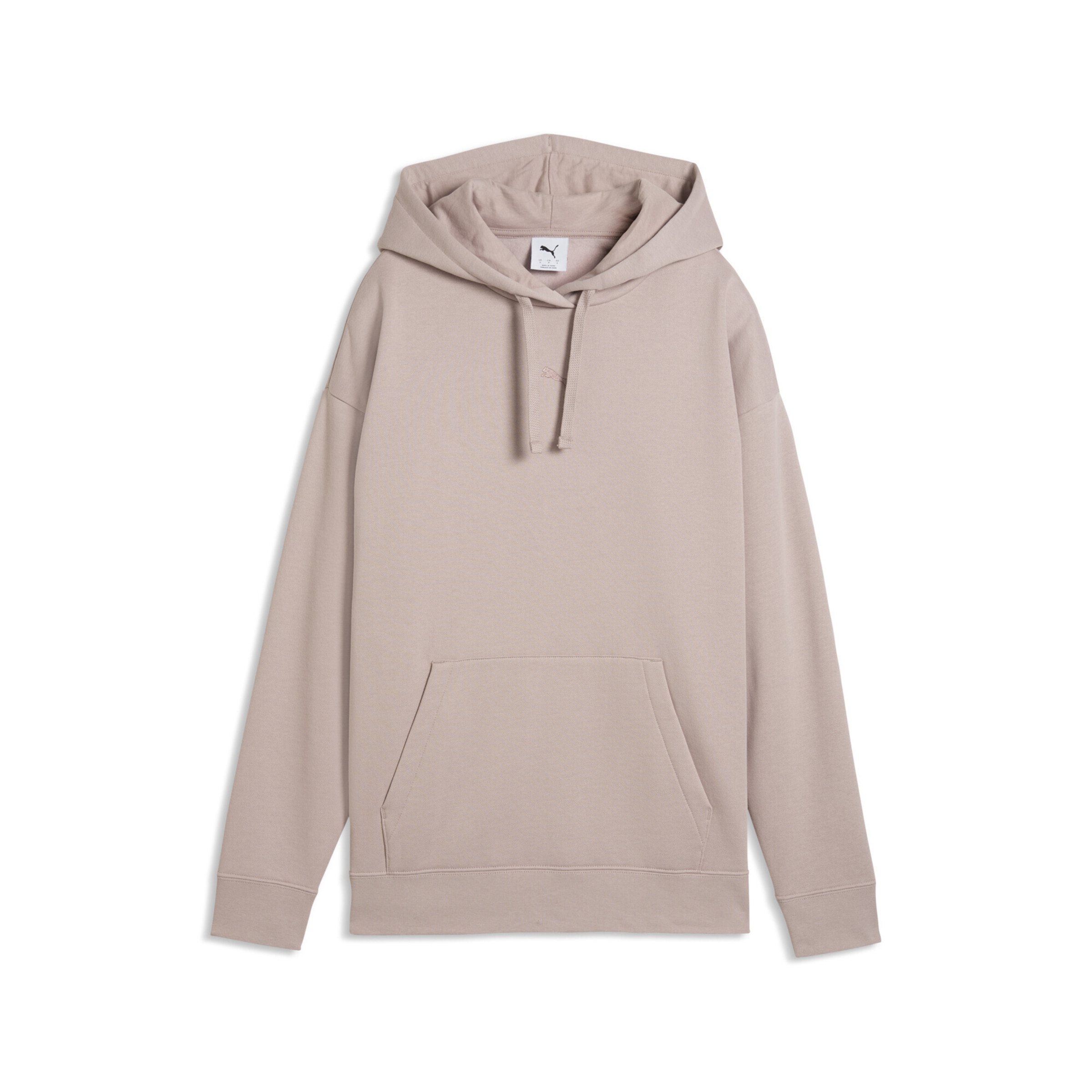 PUMA Essentials Fleece Relaxed Hoodie in hellbeige, Produktansicht
