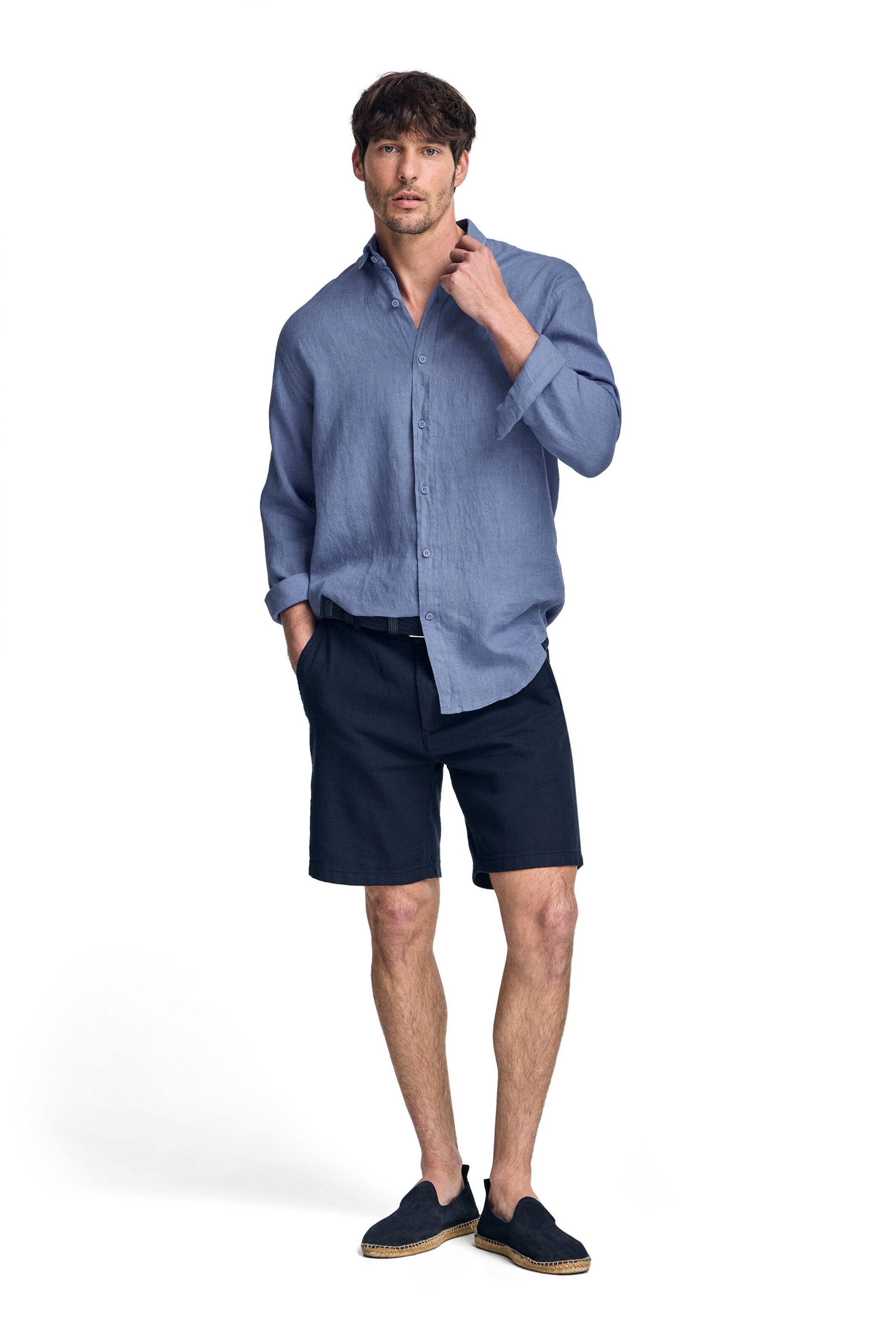 Polo Club Regular Fit Hemd in Blau