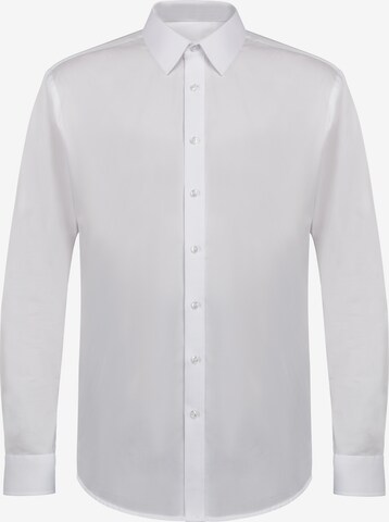 DreiMaster Klassik Business Shirt in White: front