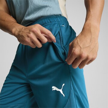 PUMA Regular Sporthose 'Olympique de Marseille' in Blau