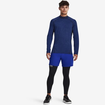 UNDER ARMOUR Performance Shirt 'Twist Mock' in Blue