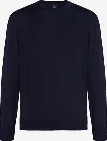 Pull-over Boggi Milano en bleu : devant