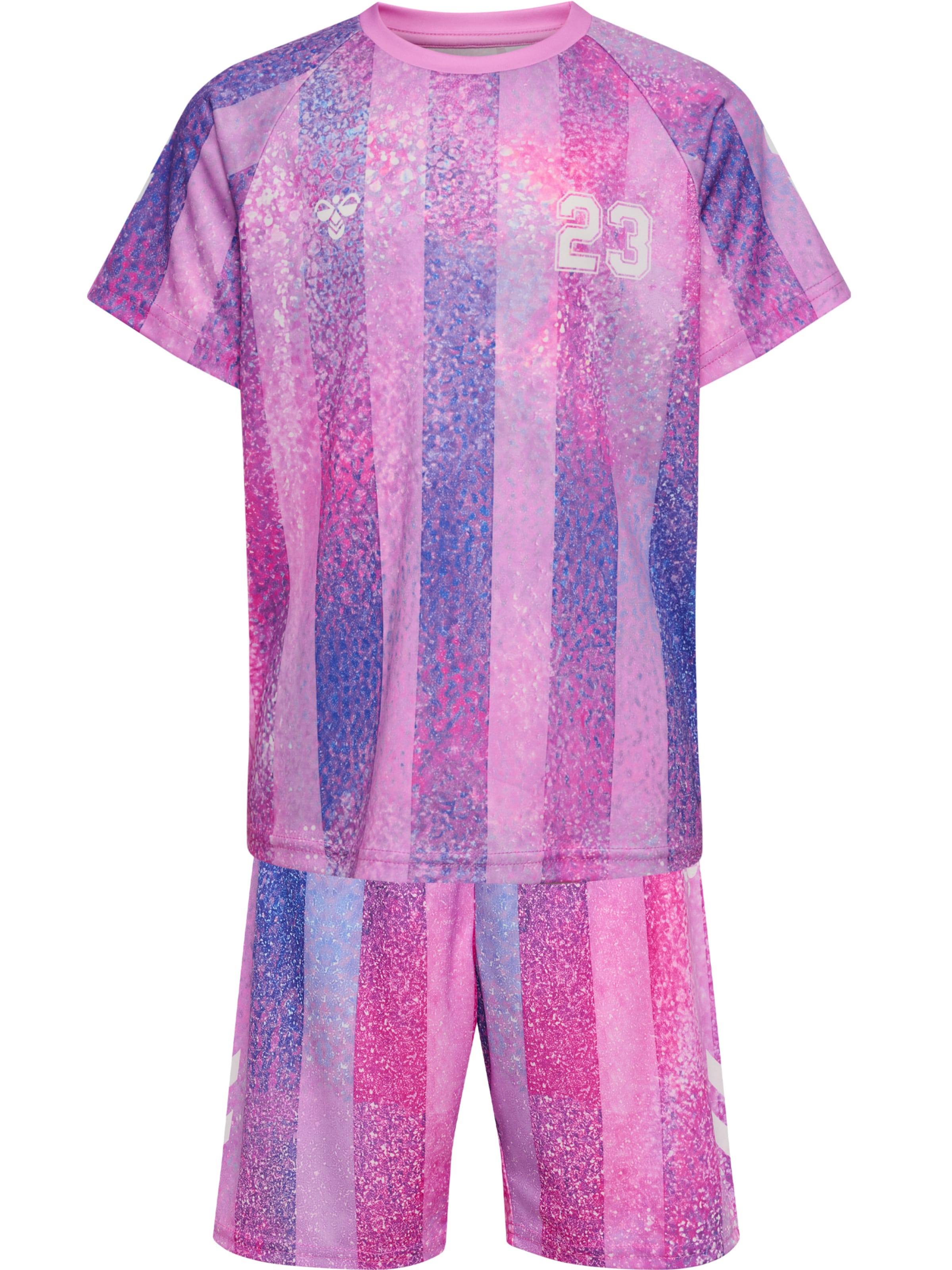 Hummel Sportsdragt i pink: forside