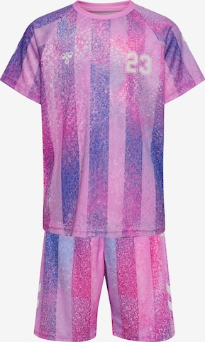 Hummel Sportsdragt i pink: forside