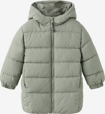 MANGO KIDS Winter Jacket in Green: front