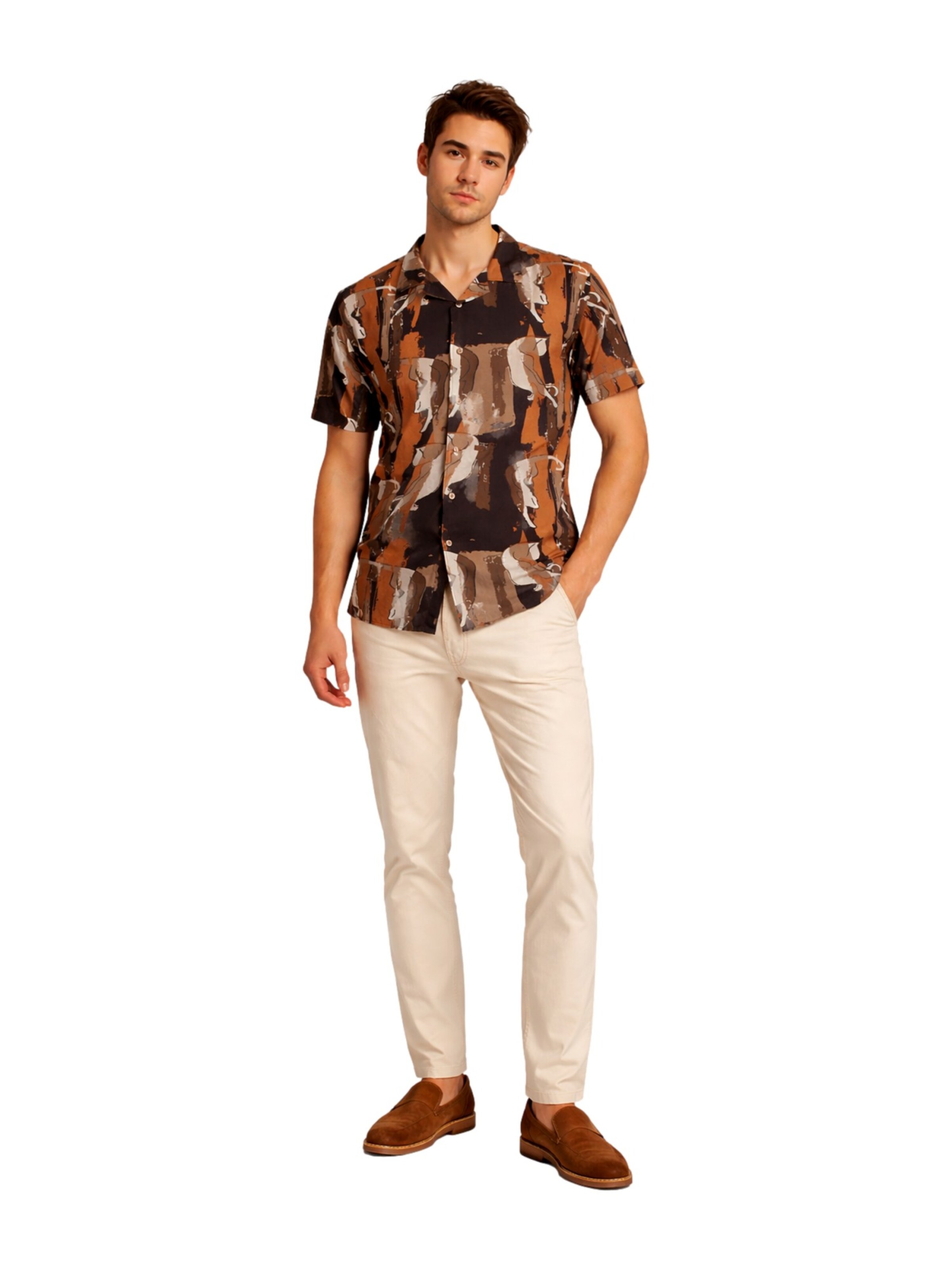 Regular fit Camicia di INDICODE in colori misti