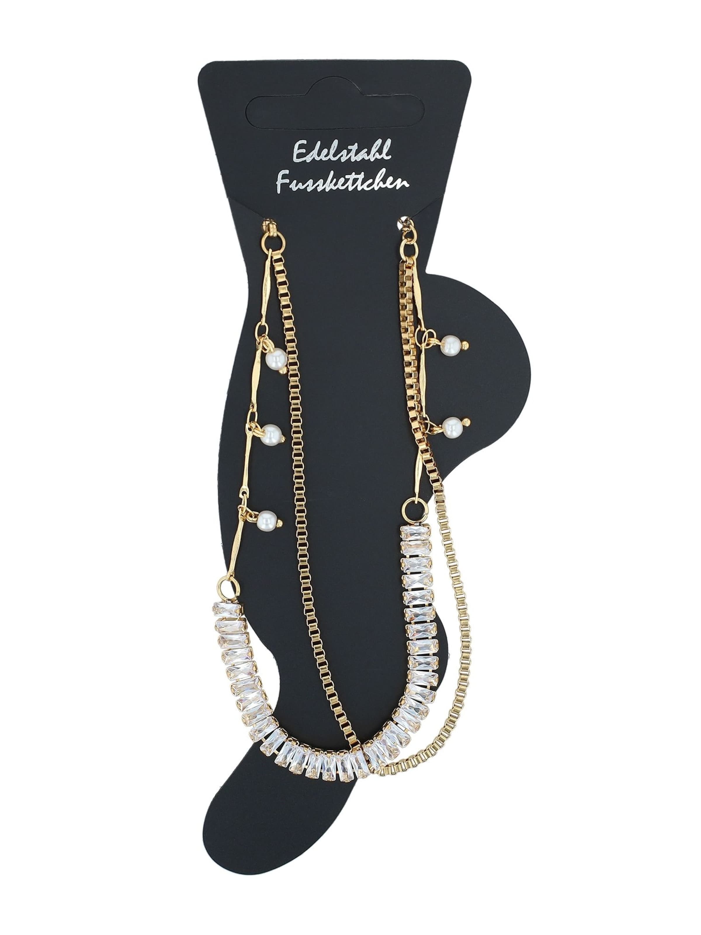 Akzent Fußschmuck 'Xaina, langlebig'‌‌‌‌‌‌ in Gold