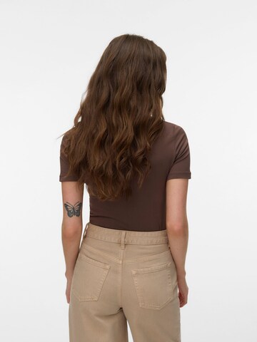 VERO MODA Shirt 'VMPanda' in Brown