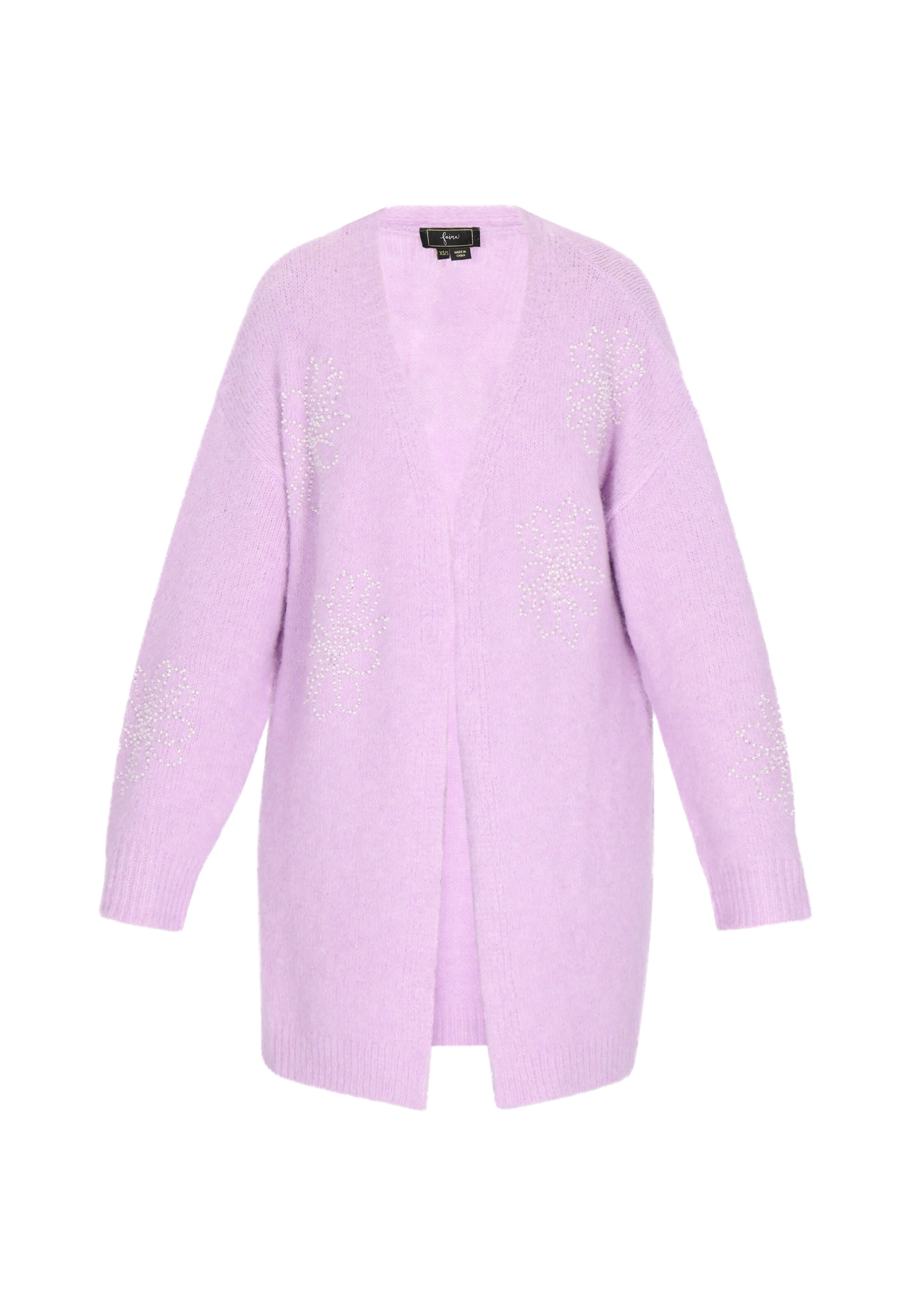 faina Kardigan, värv lilla: eest vaates